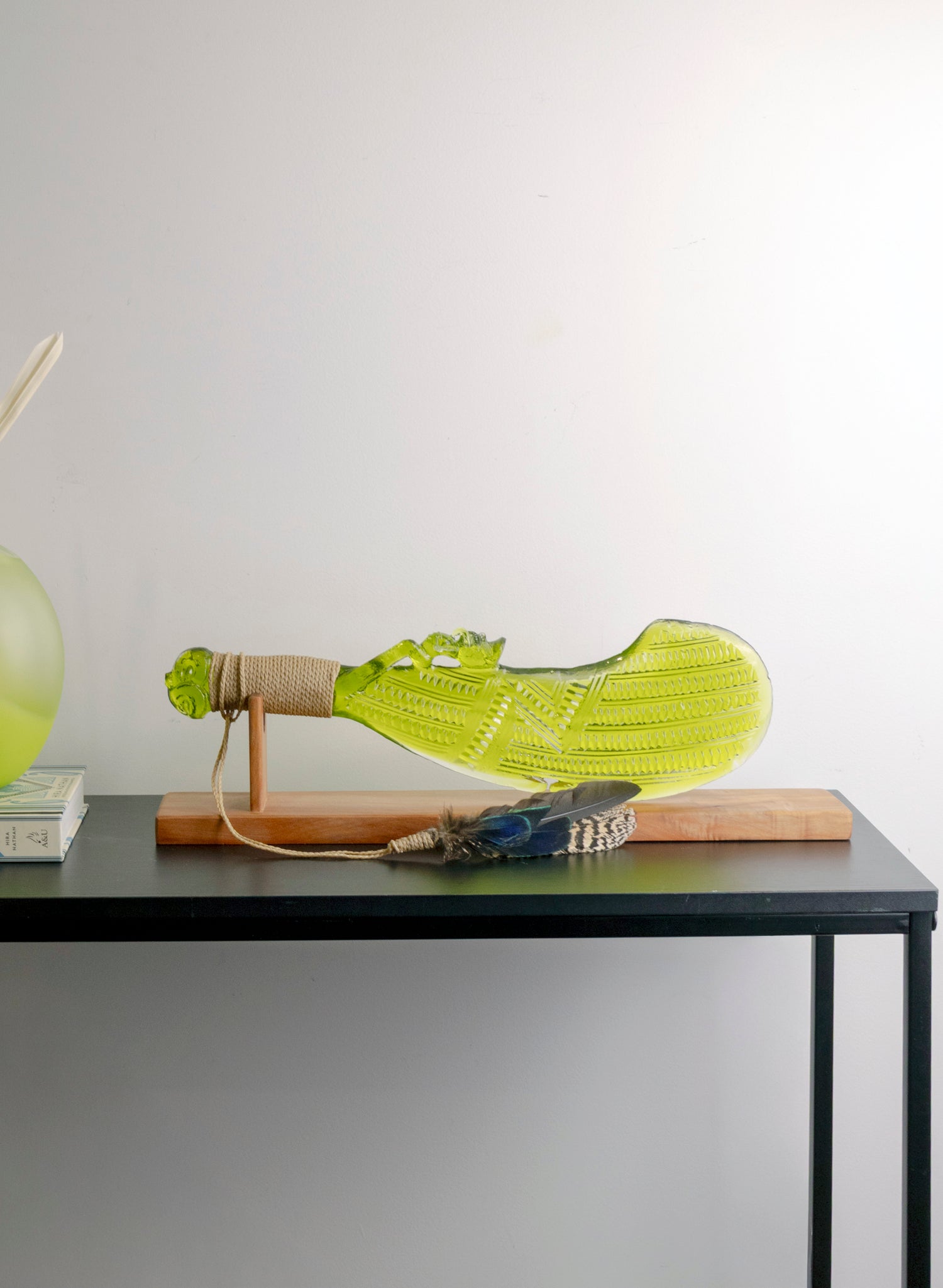 Glass Waihaika Olive Green