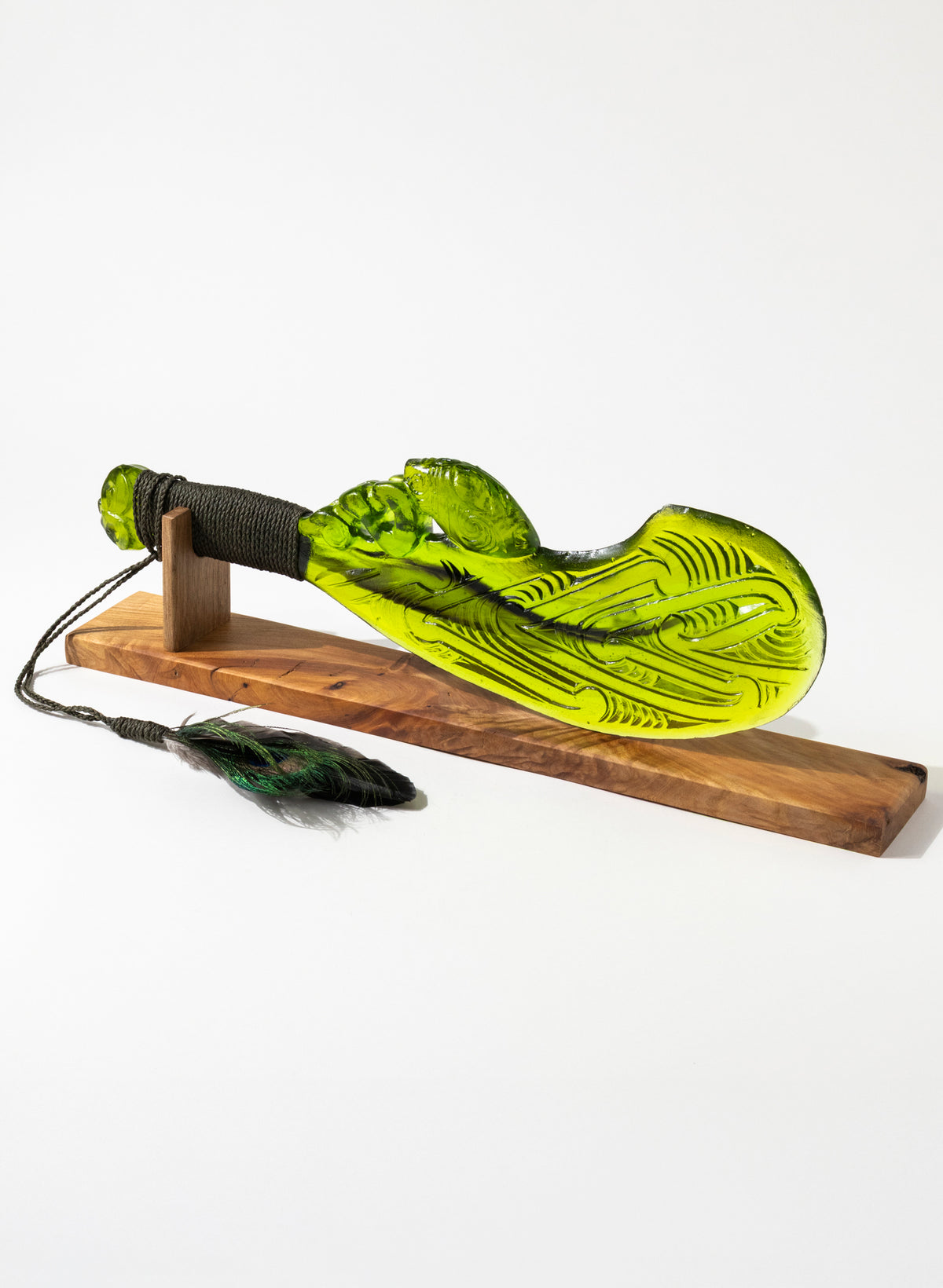 Olive Green Pūhoro Wahaika