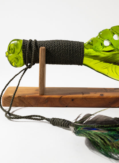 Olive Green Pūhoro Wahaika