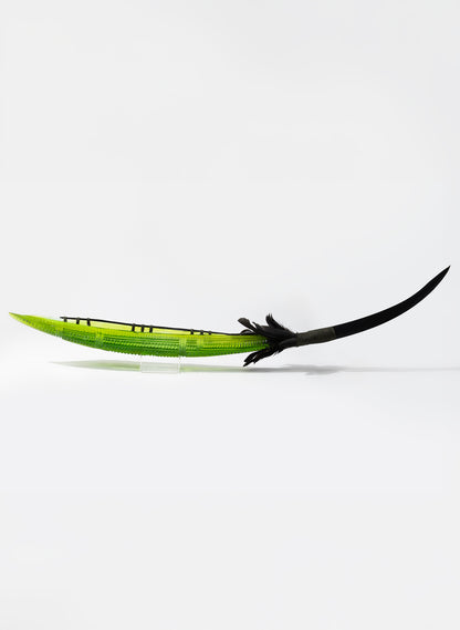 Olive Green Seed Pod with Pākati Haehae Design