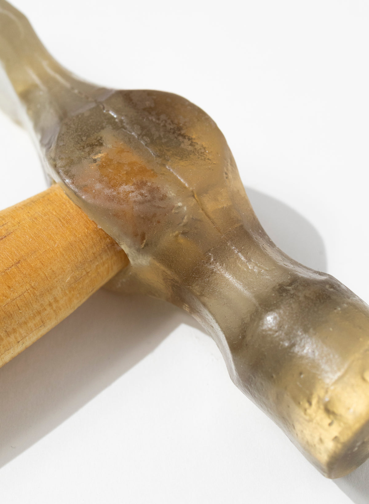 Bronze Cross Pien Glass Hammer