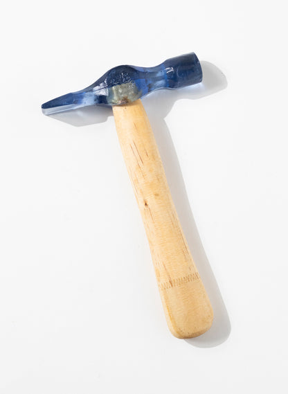 Steel Blue Cross Pien Glass Hammer