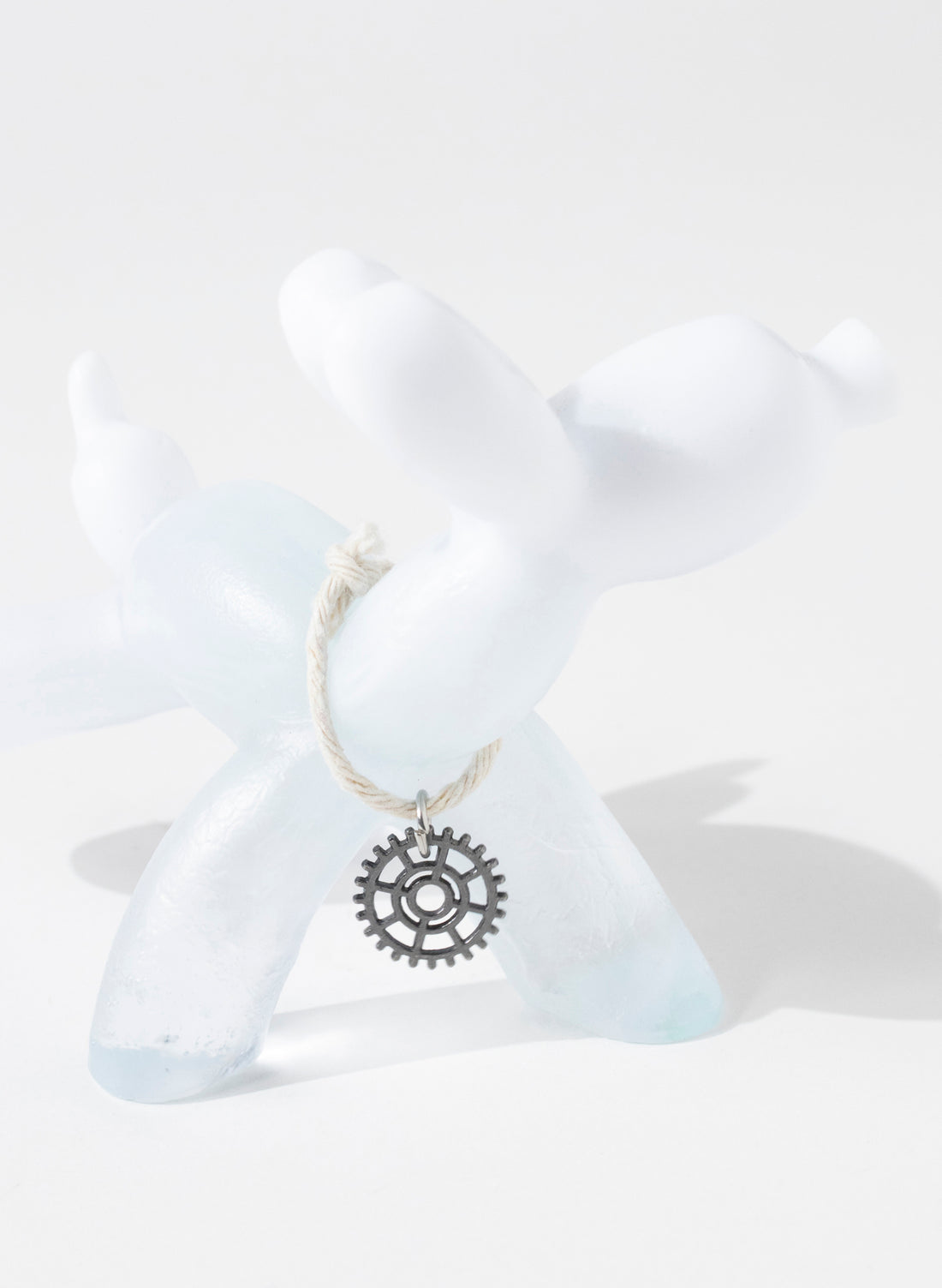 Opaline Glass Wee Wee Balloon Dog
