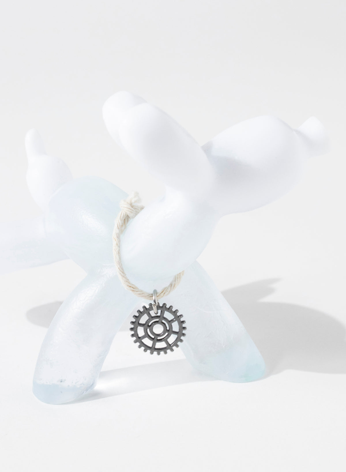 Opaline Glass Wee Wee Balloon Dog