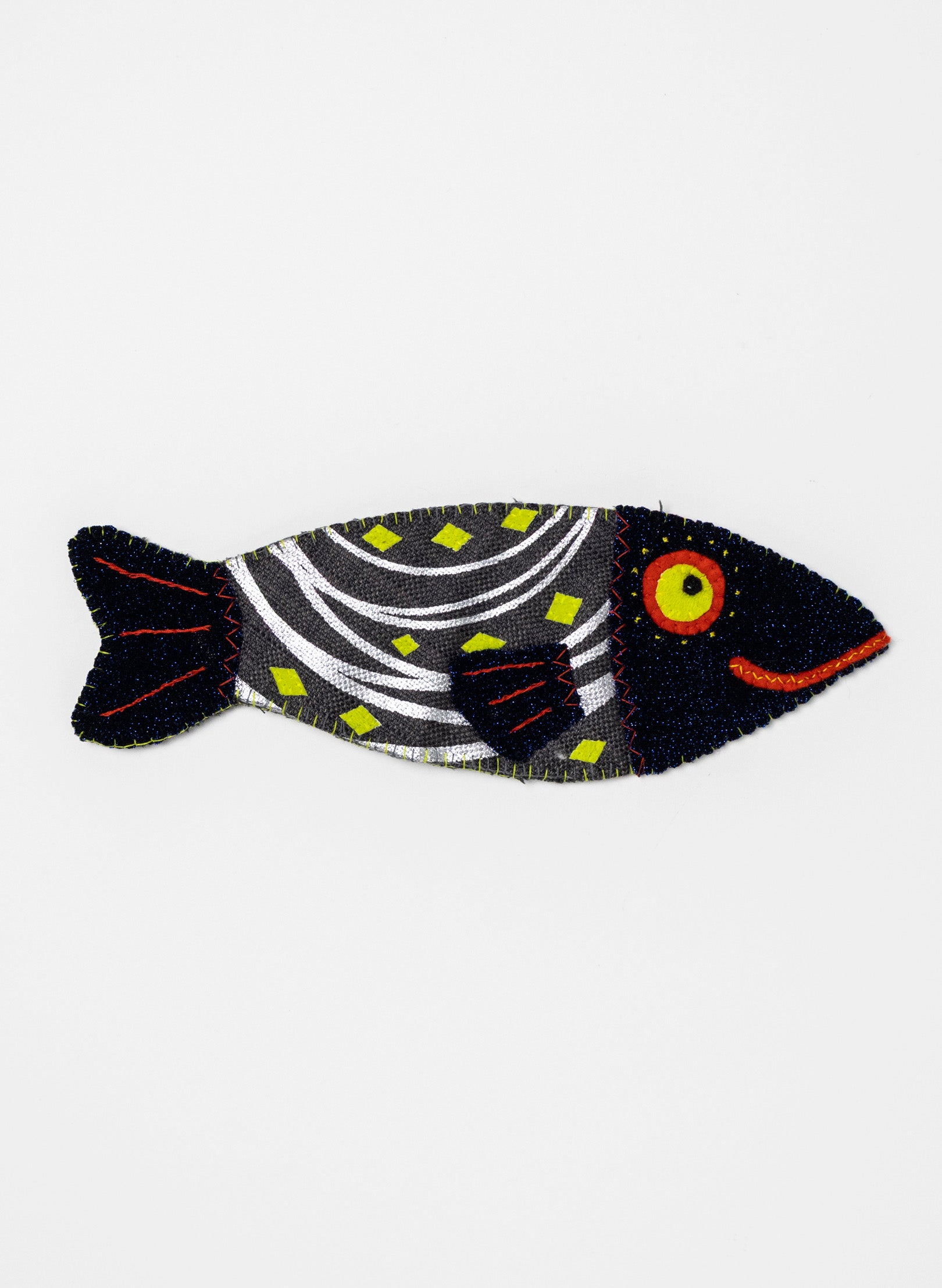 Blue &amp; Grey Happy Fish