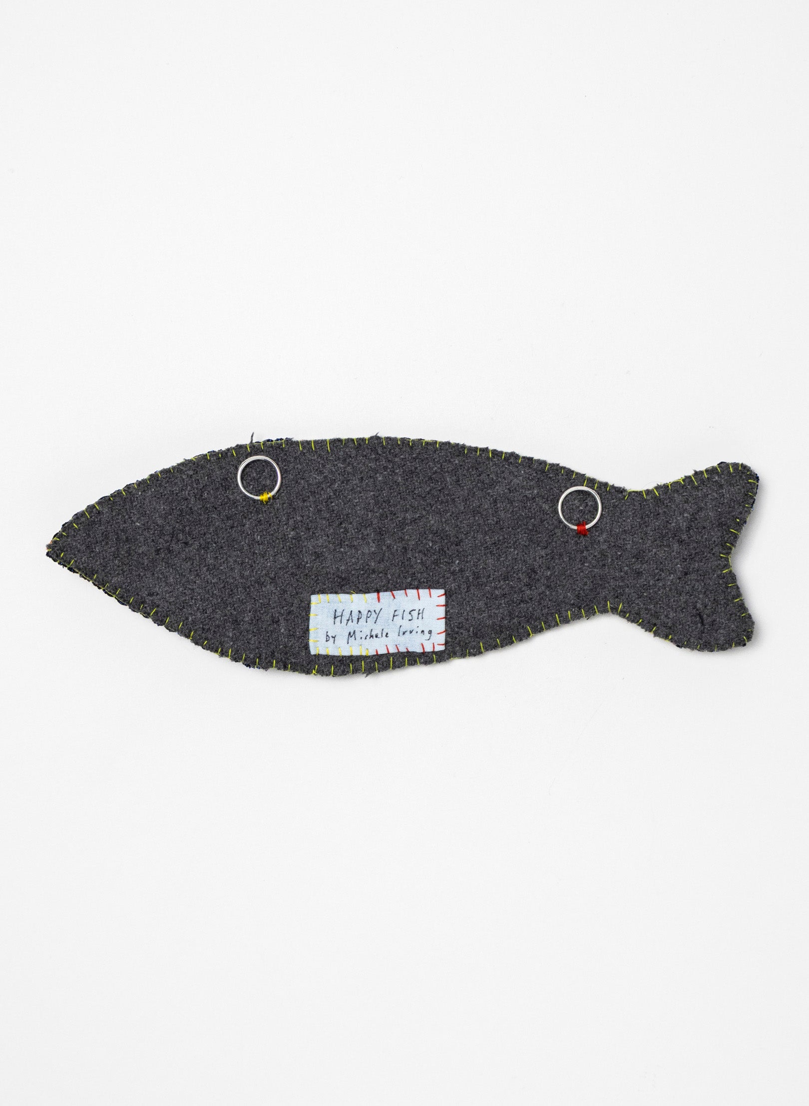 Blue &amp; Grey Happy Fish