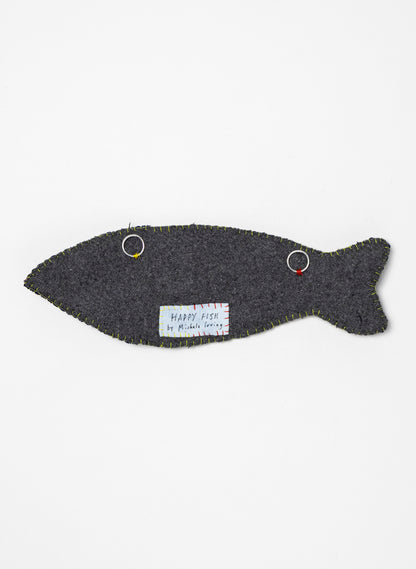 Blue &amp; Grey Happy Fish
