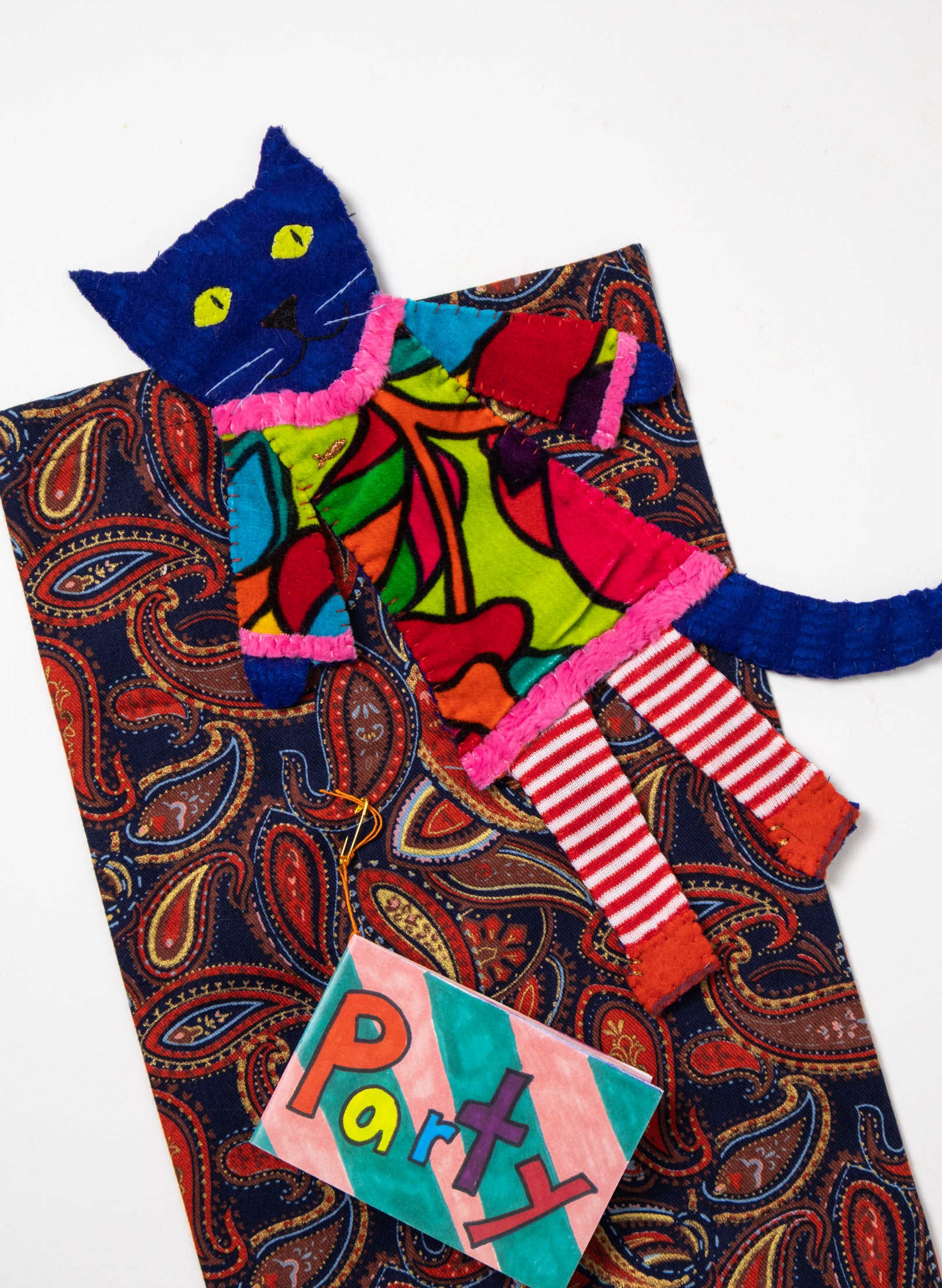 Party Cat With Brooch