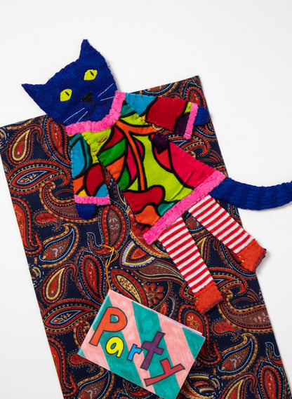 Party Cat With Brooch