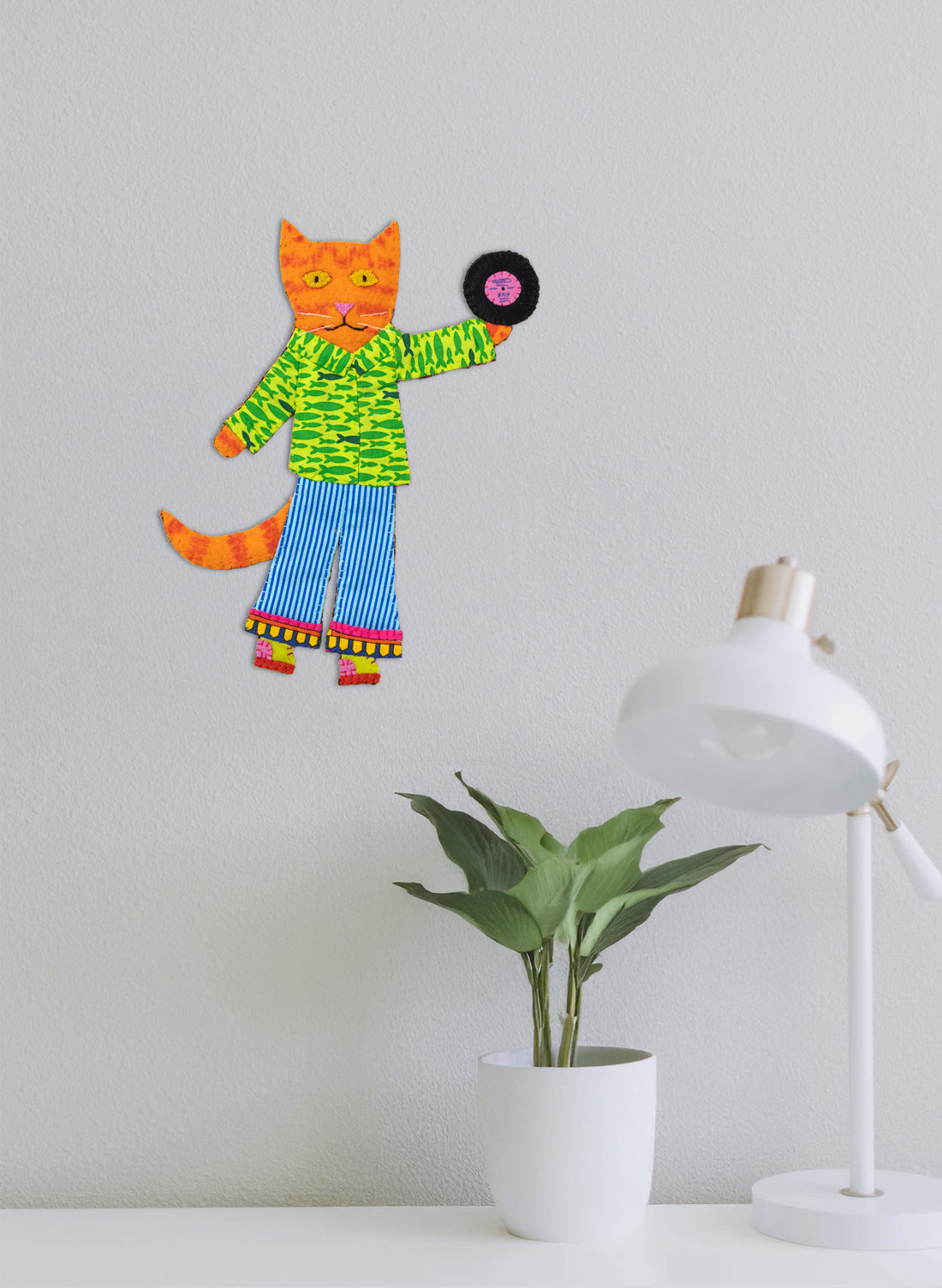 Party Cat With Record