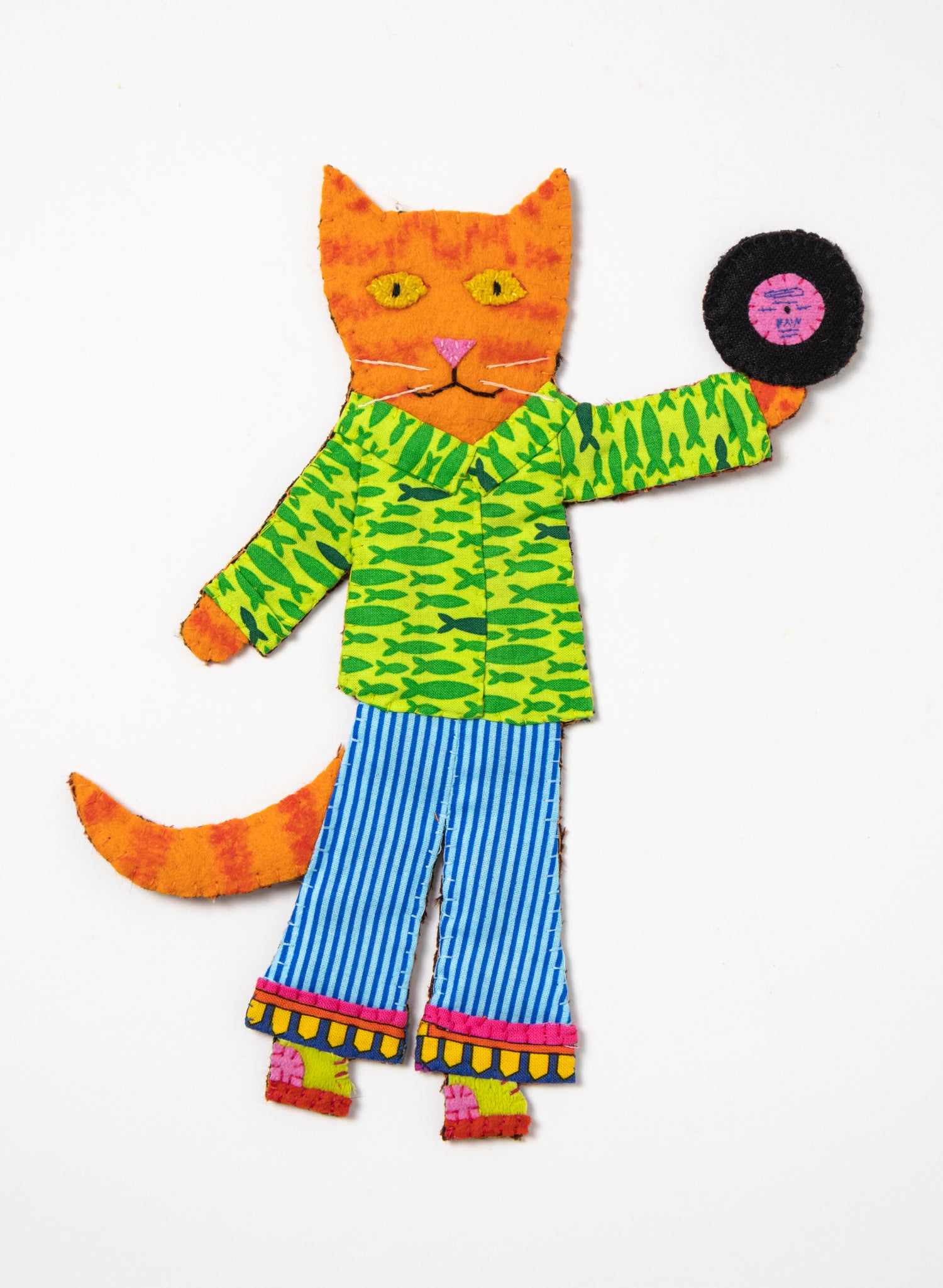 Party Cat With Record
