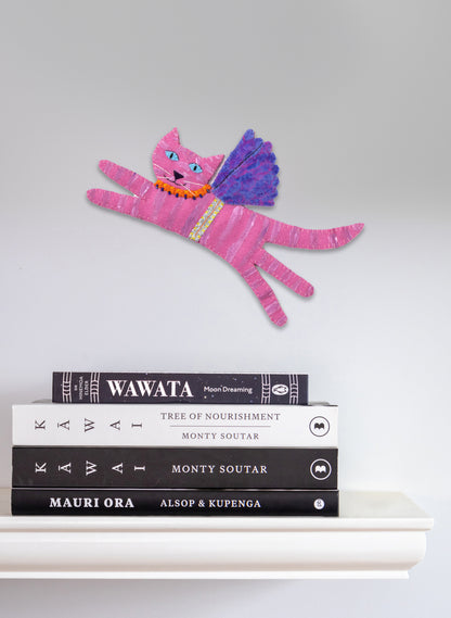 Pink Flying Feline