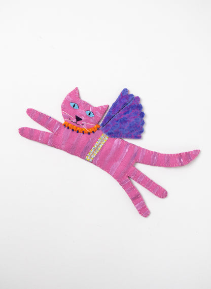 Pink Flying Feline