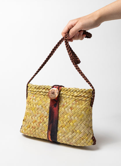 Orange and Brown Over Shoulder Kete