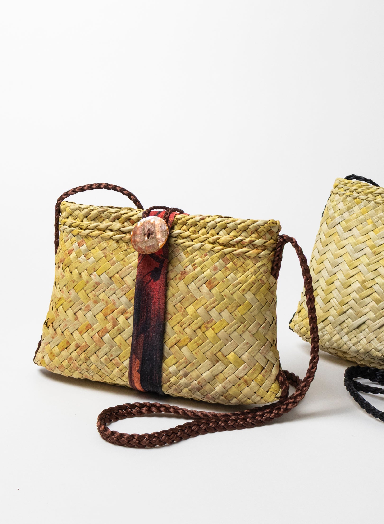 Orange and Brown Over Shoulder Kete