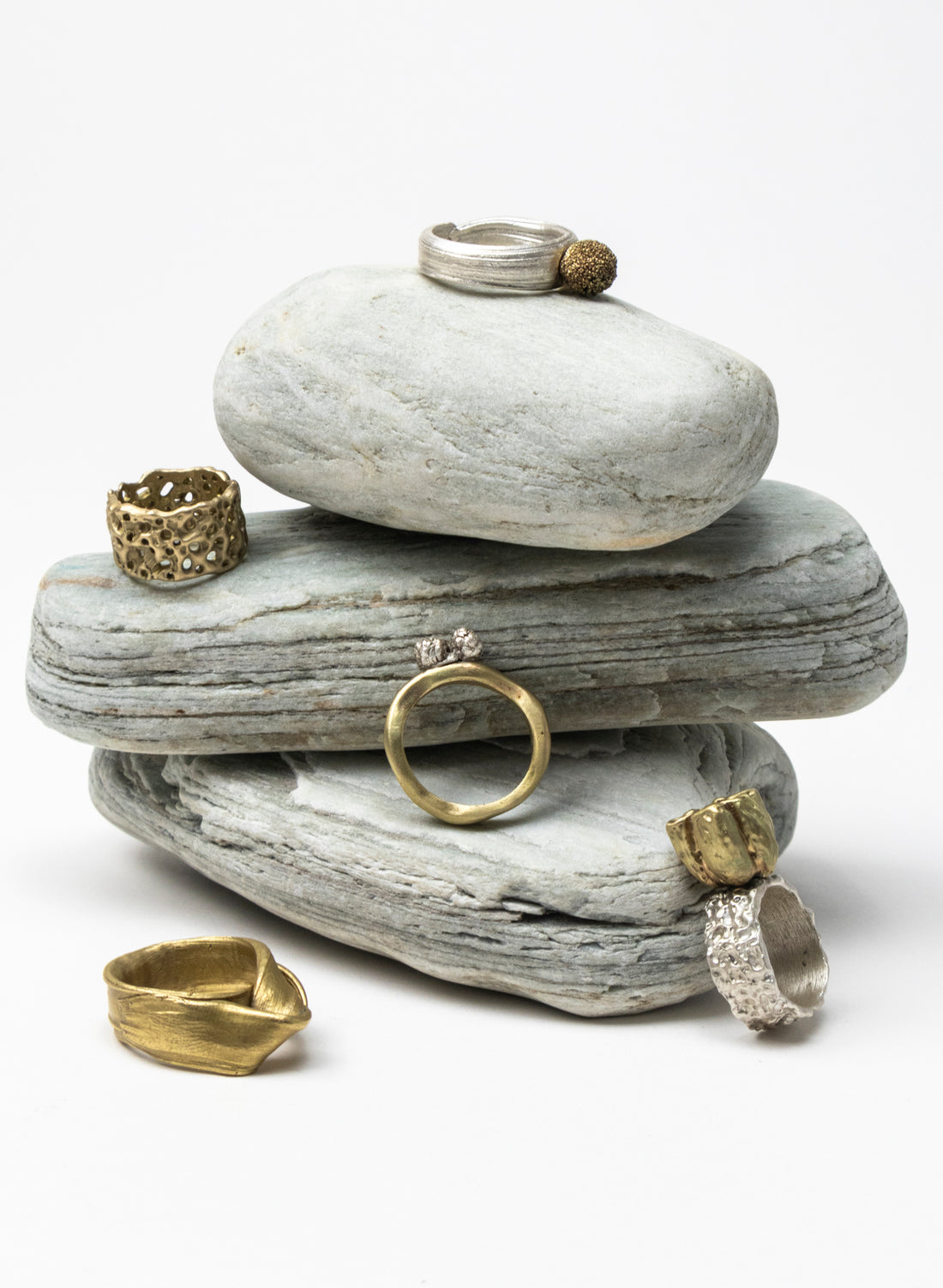 Bronze Folded Ring