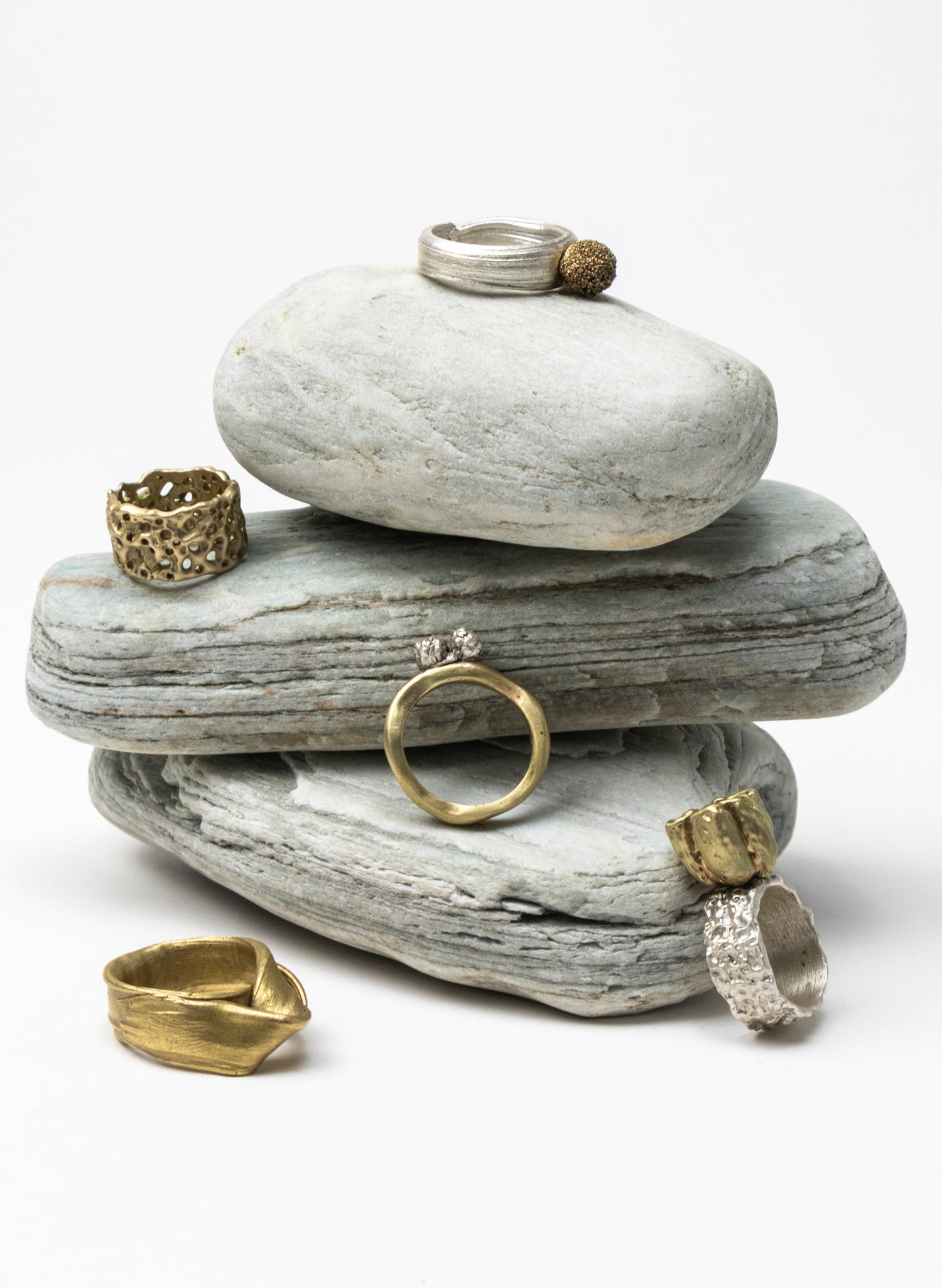 Bronze Folded Ring