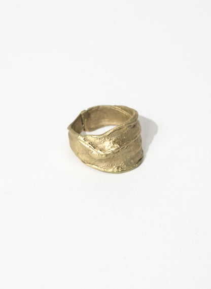 Bronze Folded Ring