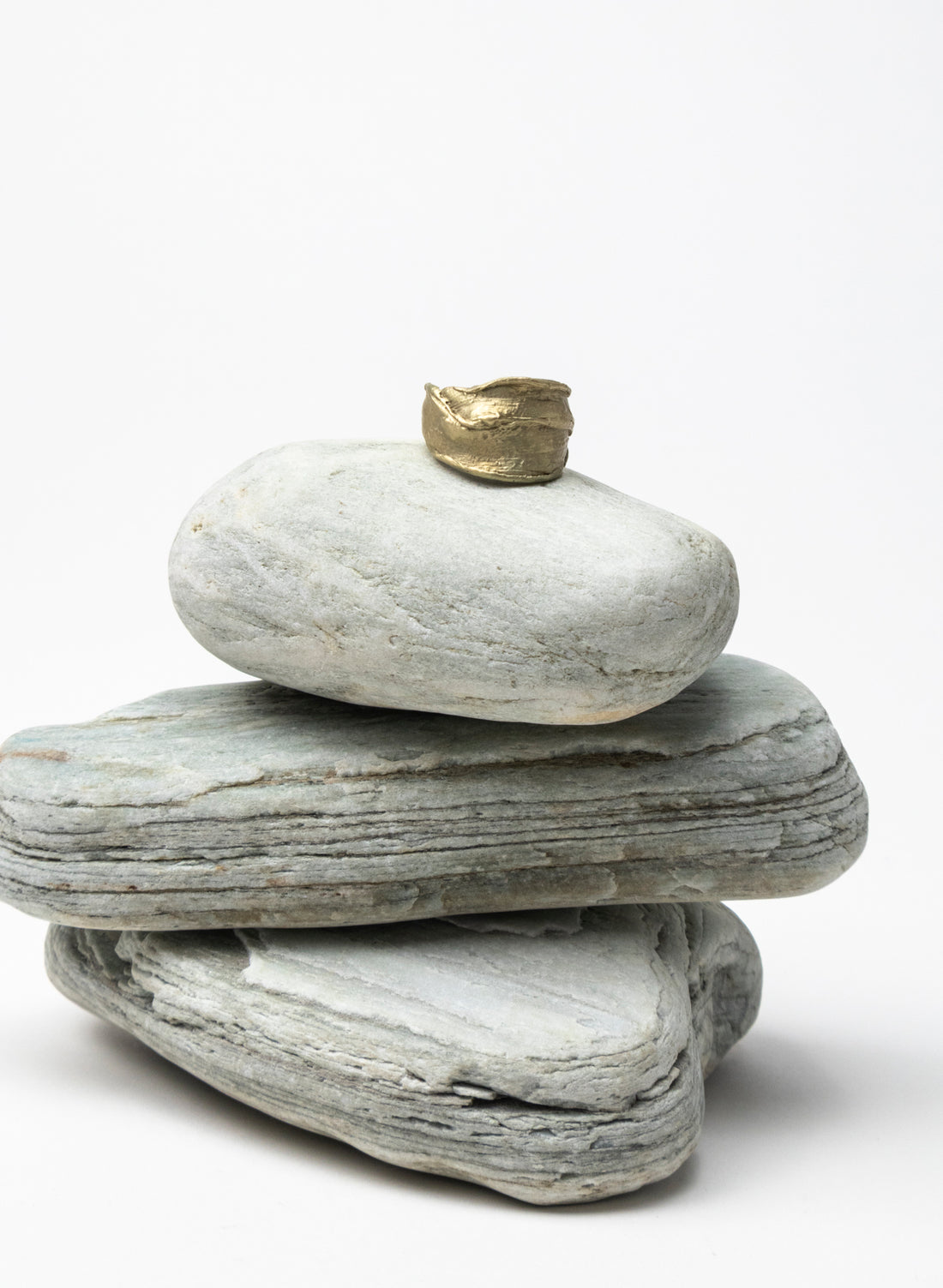 Bronze Folded Ring