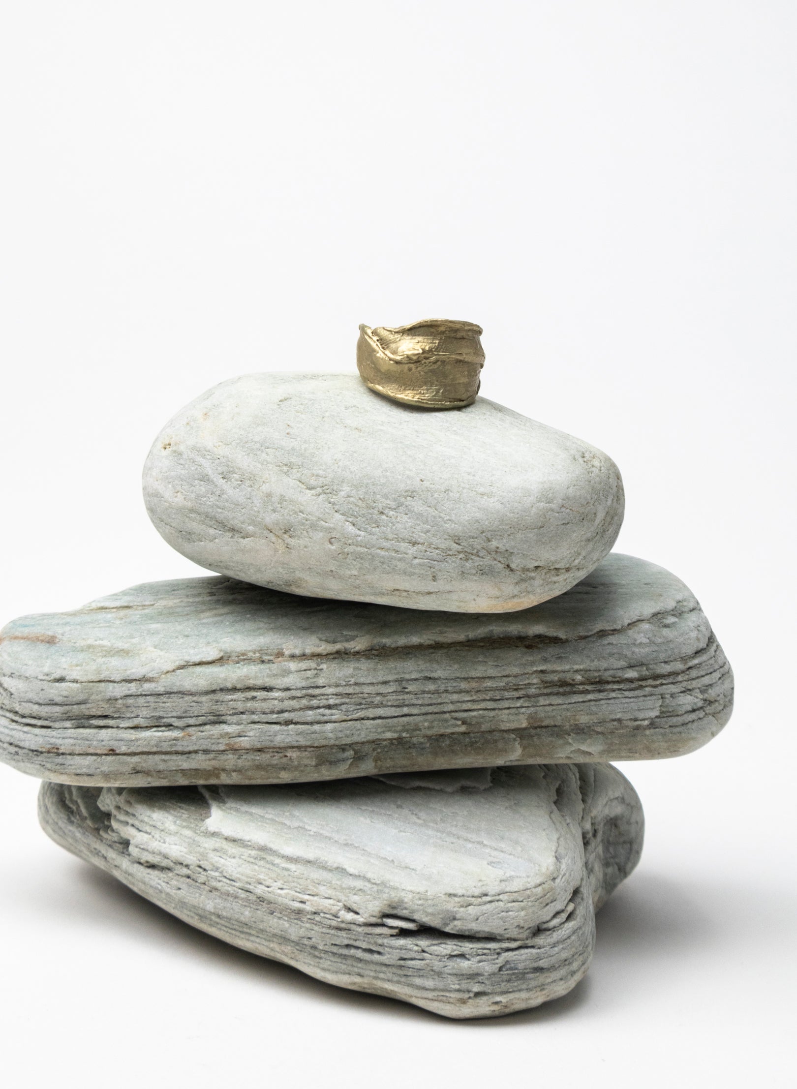 Bronze Folded Ring
