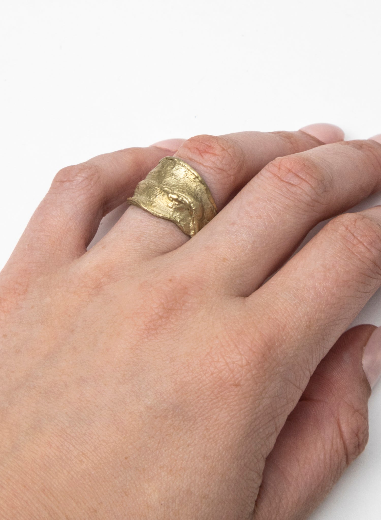 Bronze Folded Ring