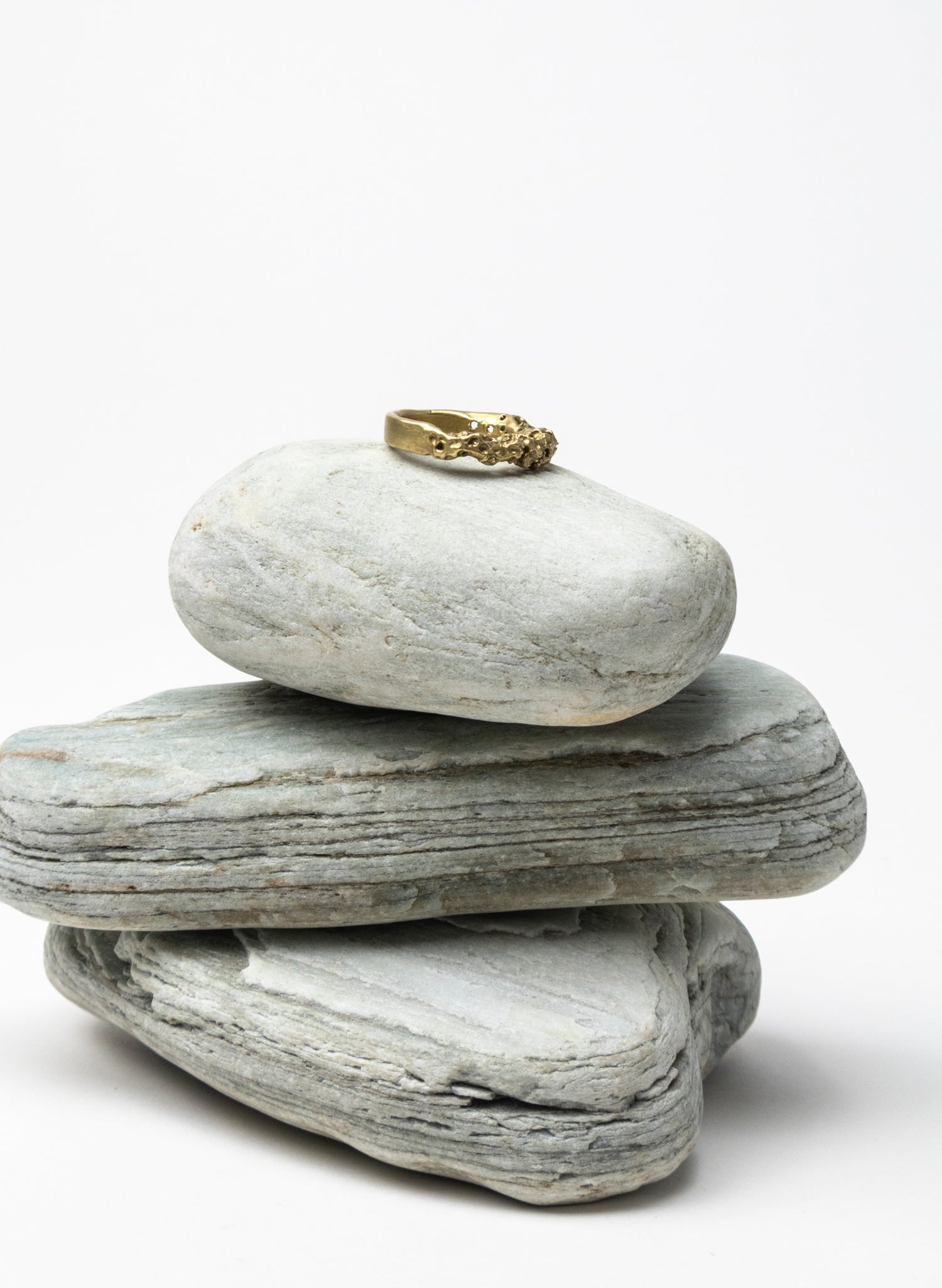 Coral Bronze Ring