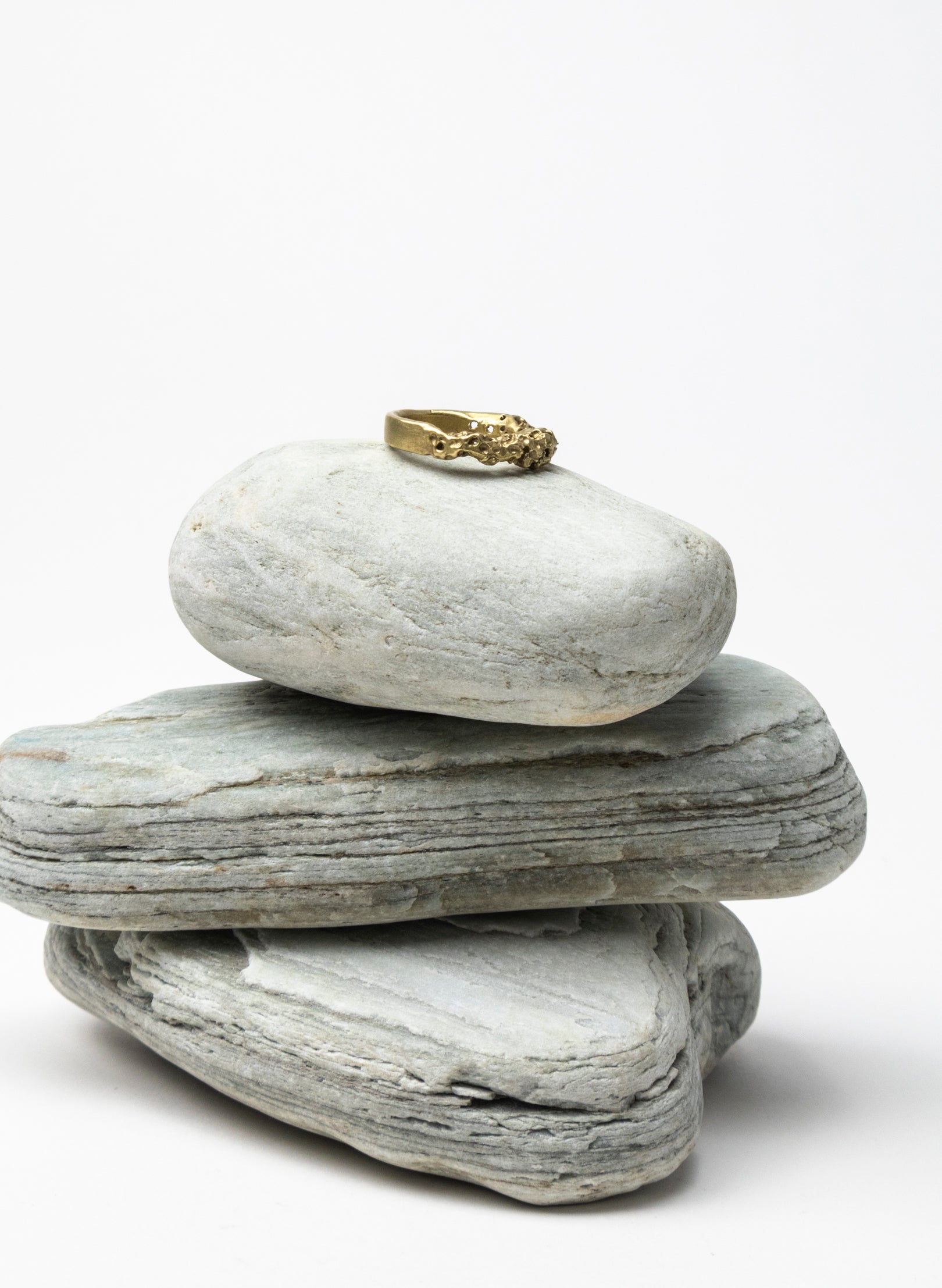 Coral Bronze Ring