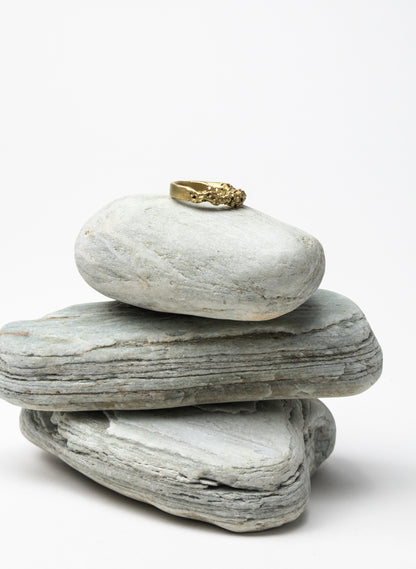 Coral Bronze Ring
