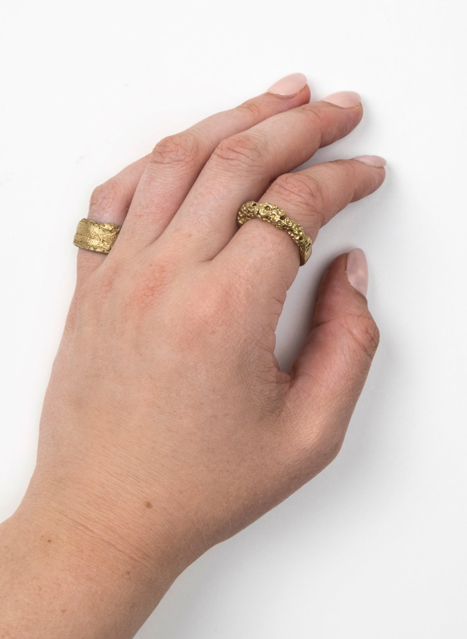 Coral Bronze Ring
