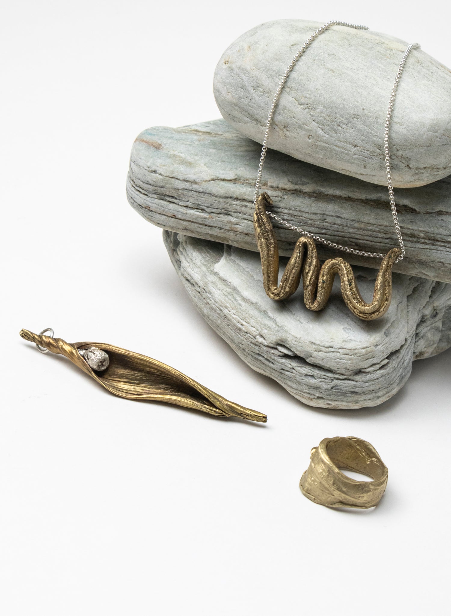 Bronze Pod Pendant