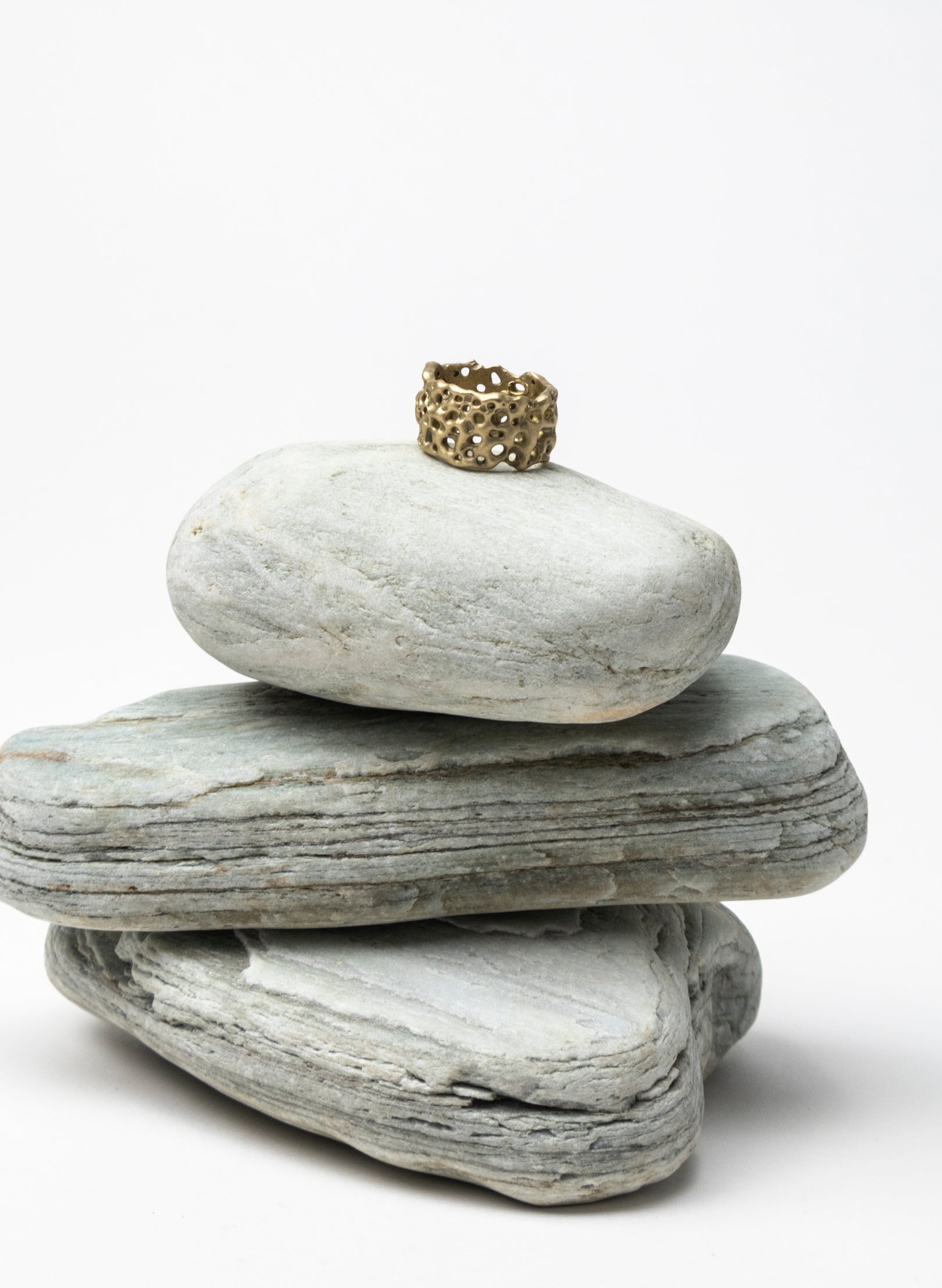 Coral Bronze Ring