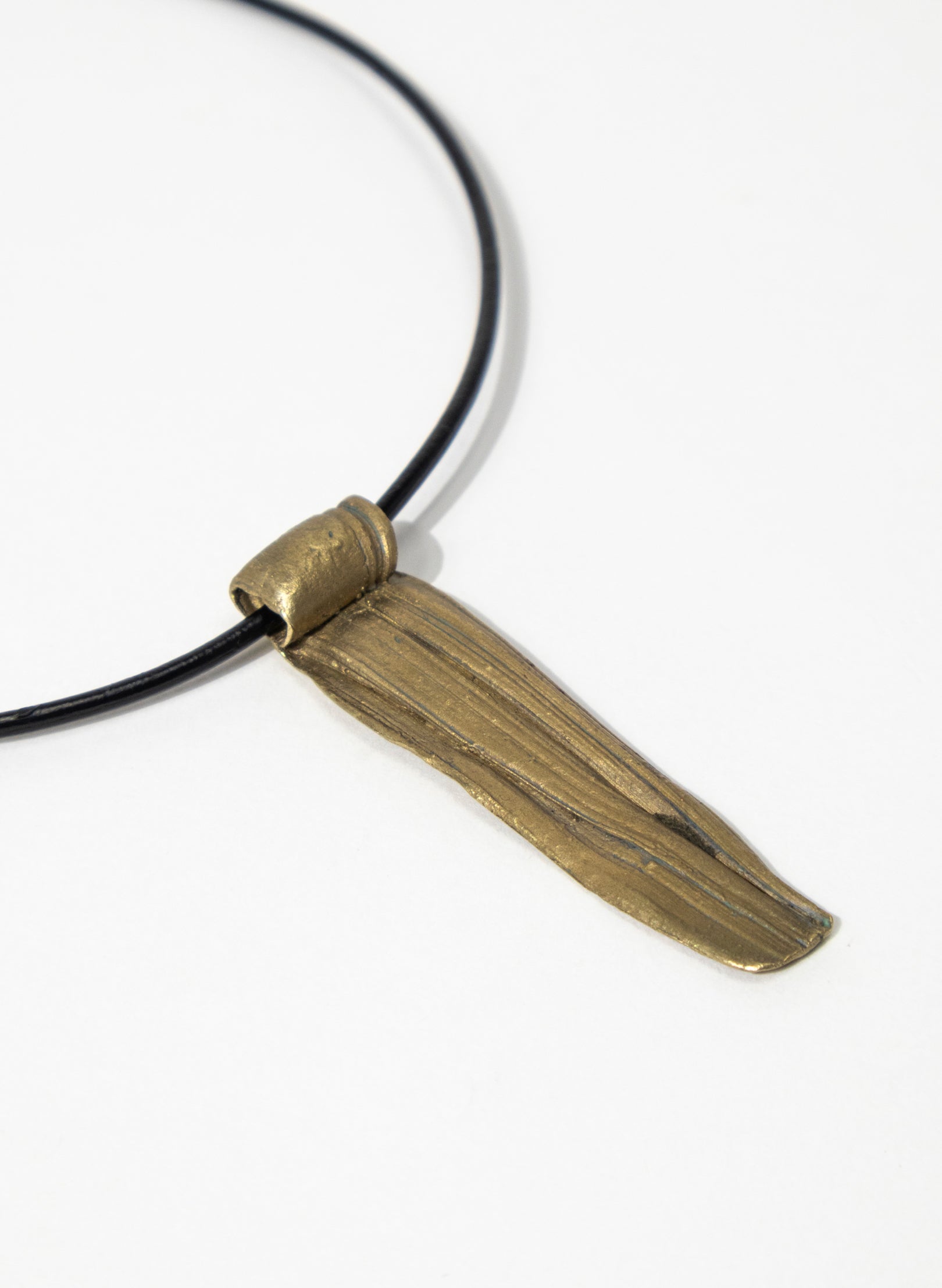 Bronze Botanical Pendant