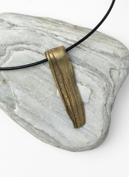 Bronze Botanical Pendant