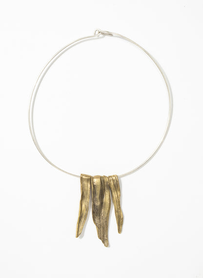 Bronze Botanical Pendant