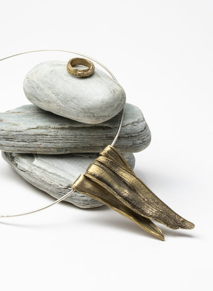 Bronze Botanical Pendant