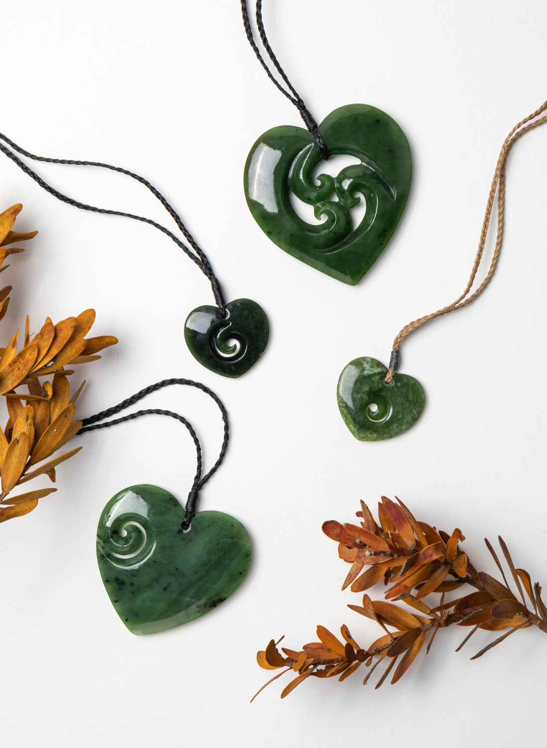 Pounamu Big Heart Pendant