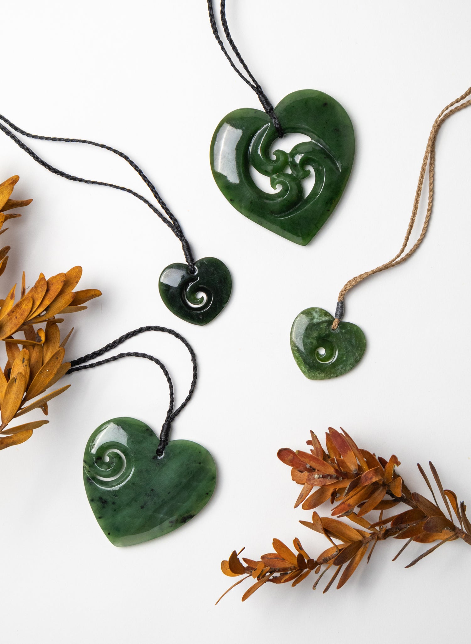 Pounamu Big Heart Pendant