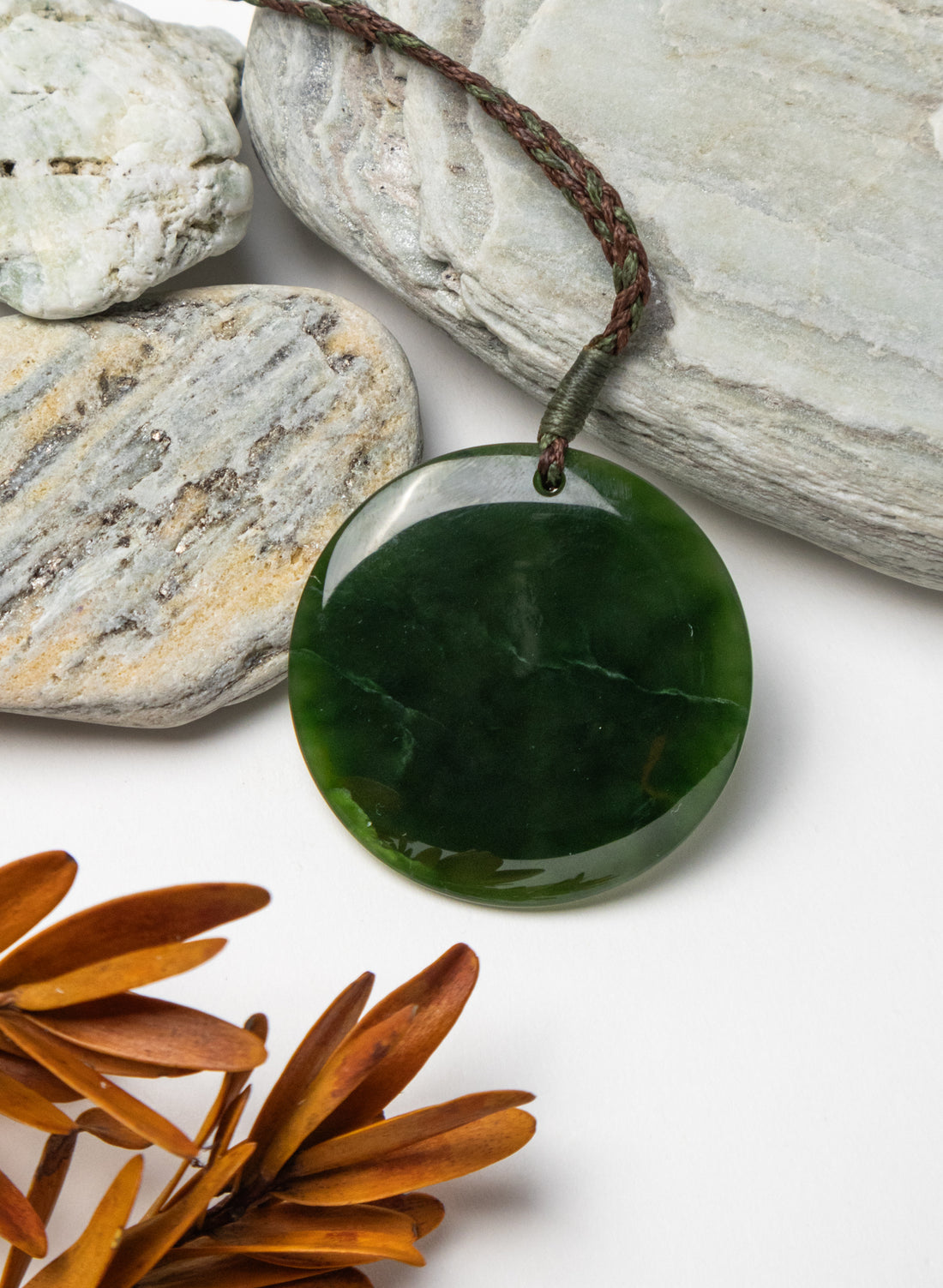 Disc Pounamu Pendant