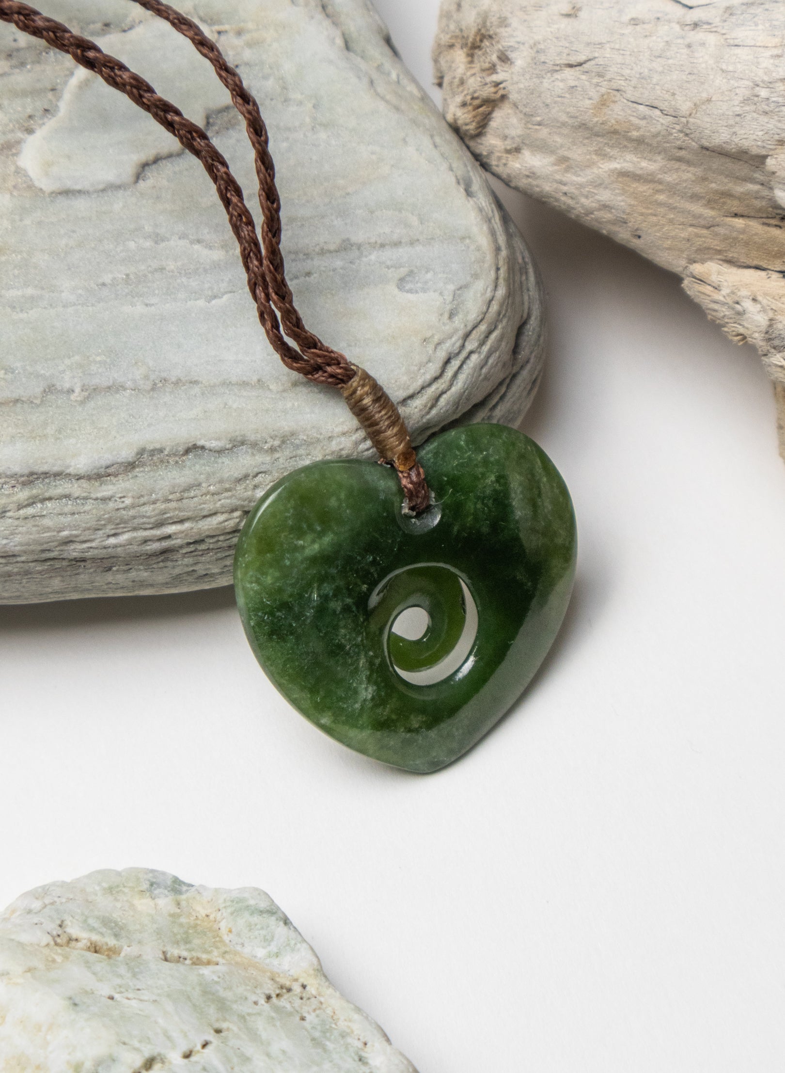 Pounamu Heart Pendant