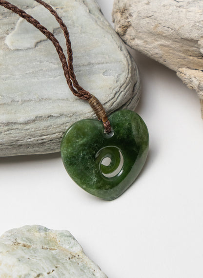 Pounamu Heart Pendant