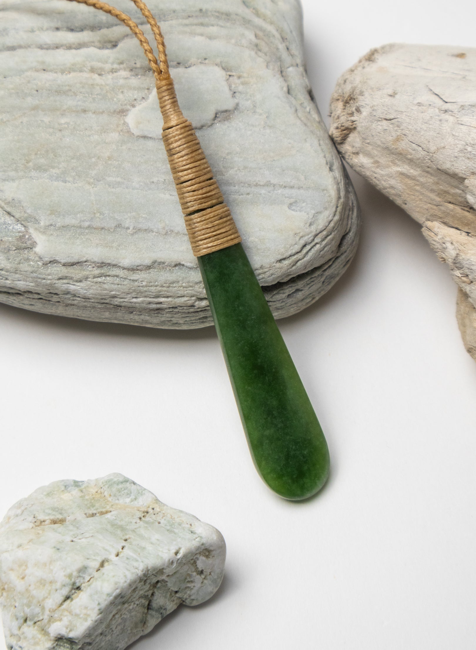 Drop Pounamu Pendant