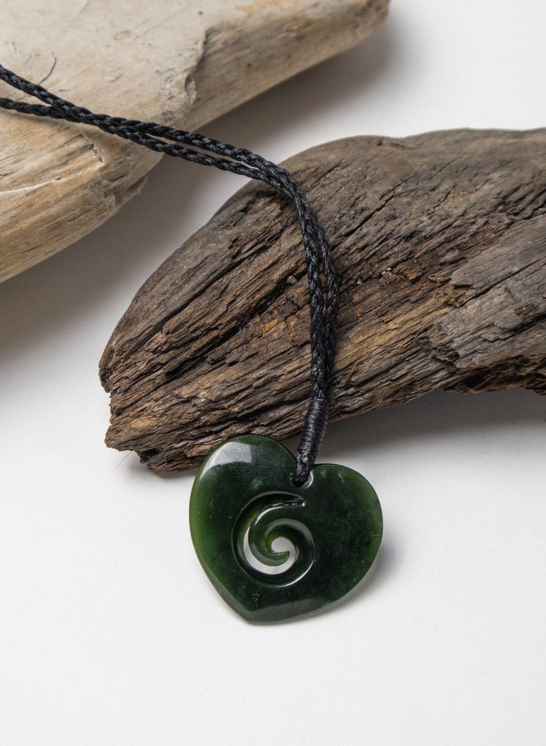 Pounamu Big Heart Pendant