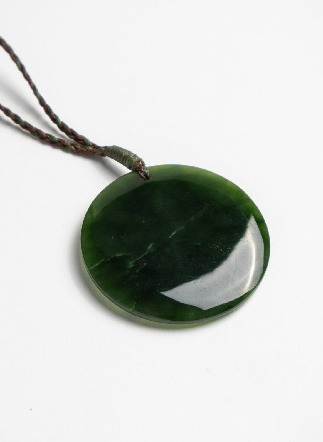 Disc Pounamu Pendant