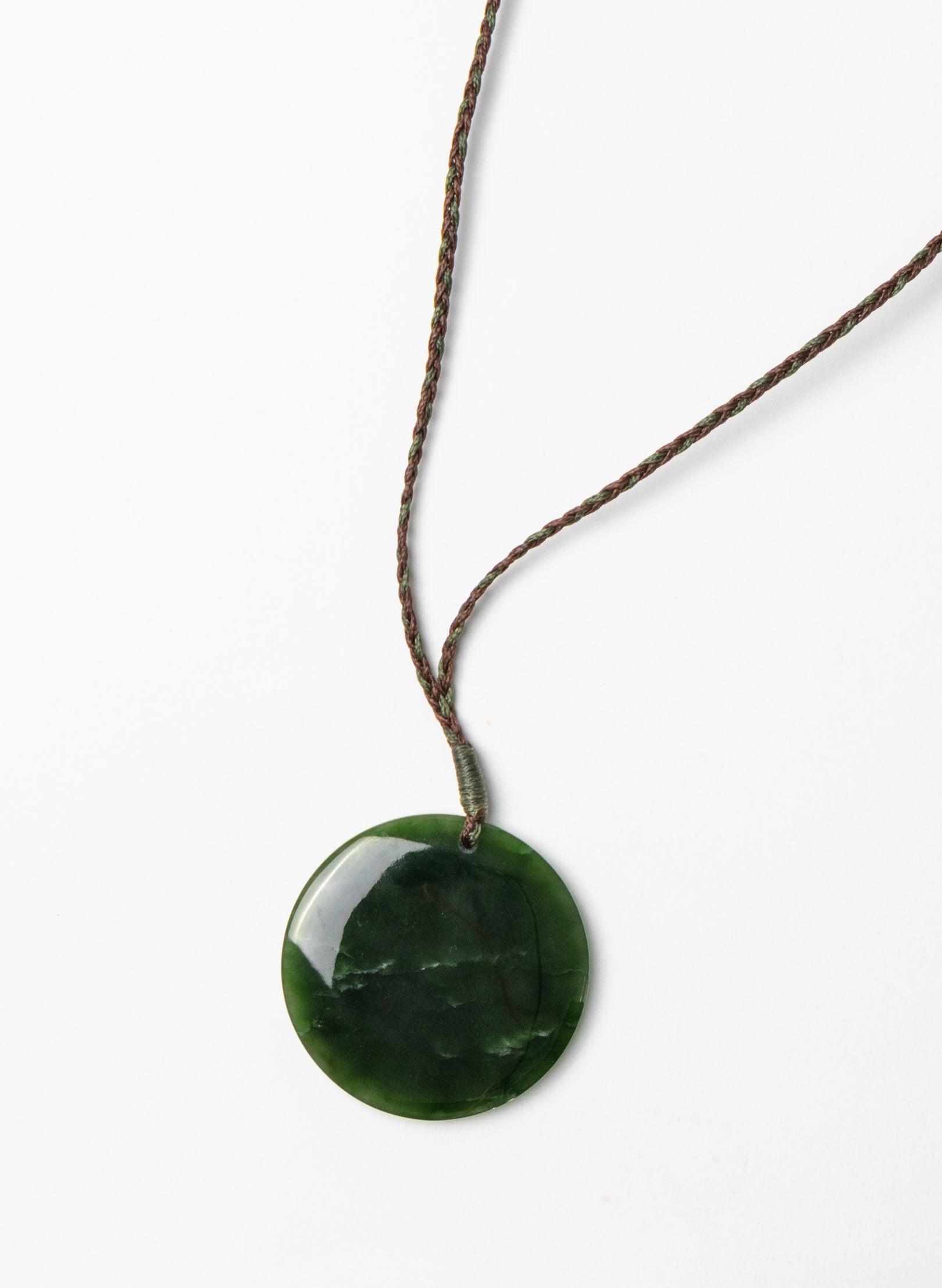 Disc Pounamu Pendant