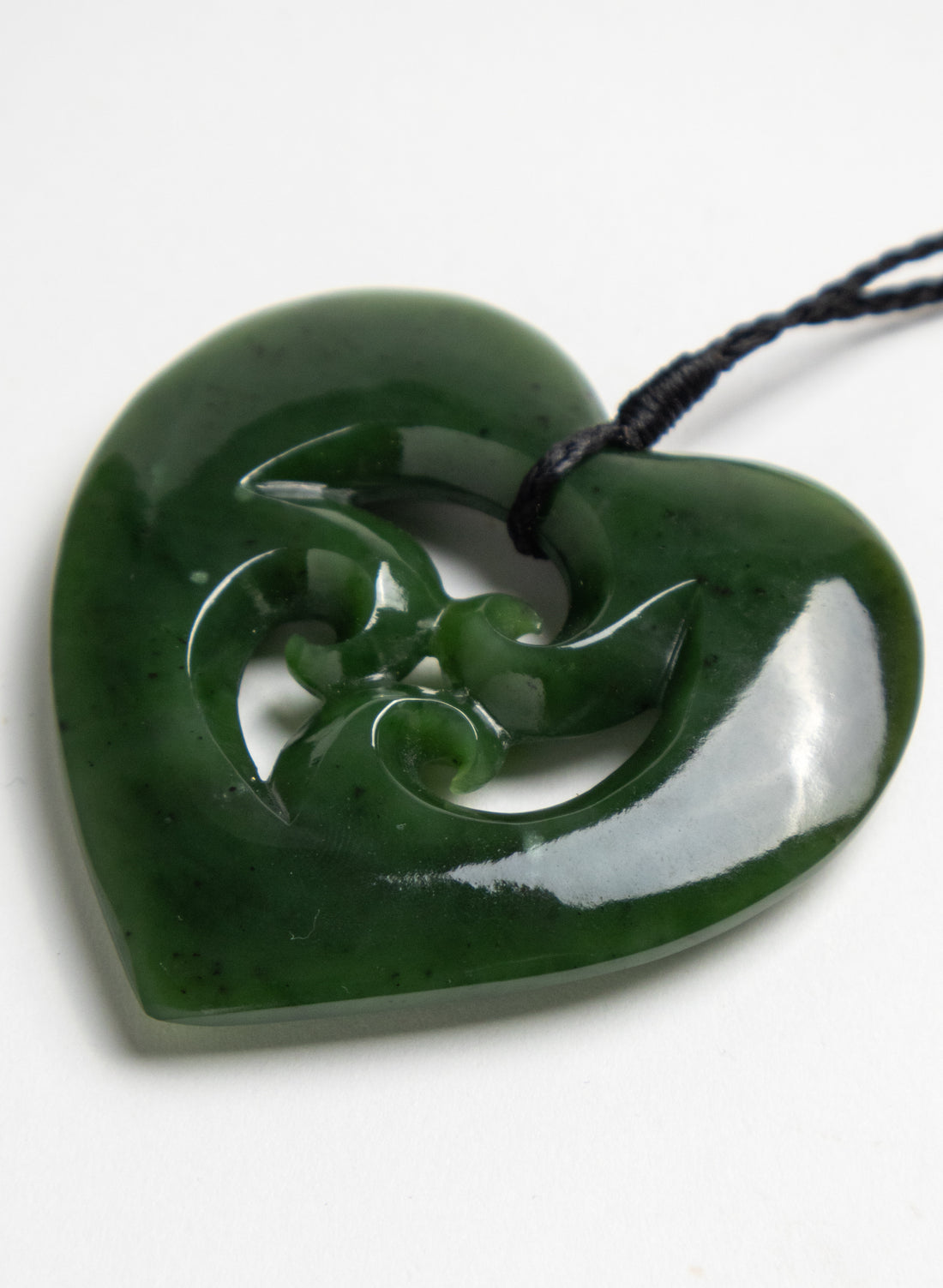 Pounamu Big Heart Pendant