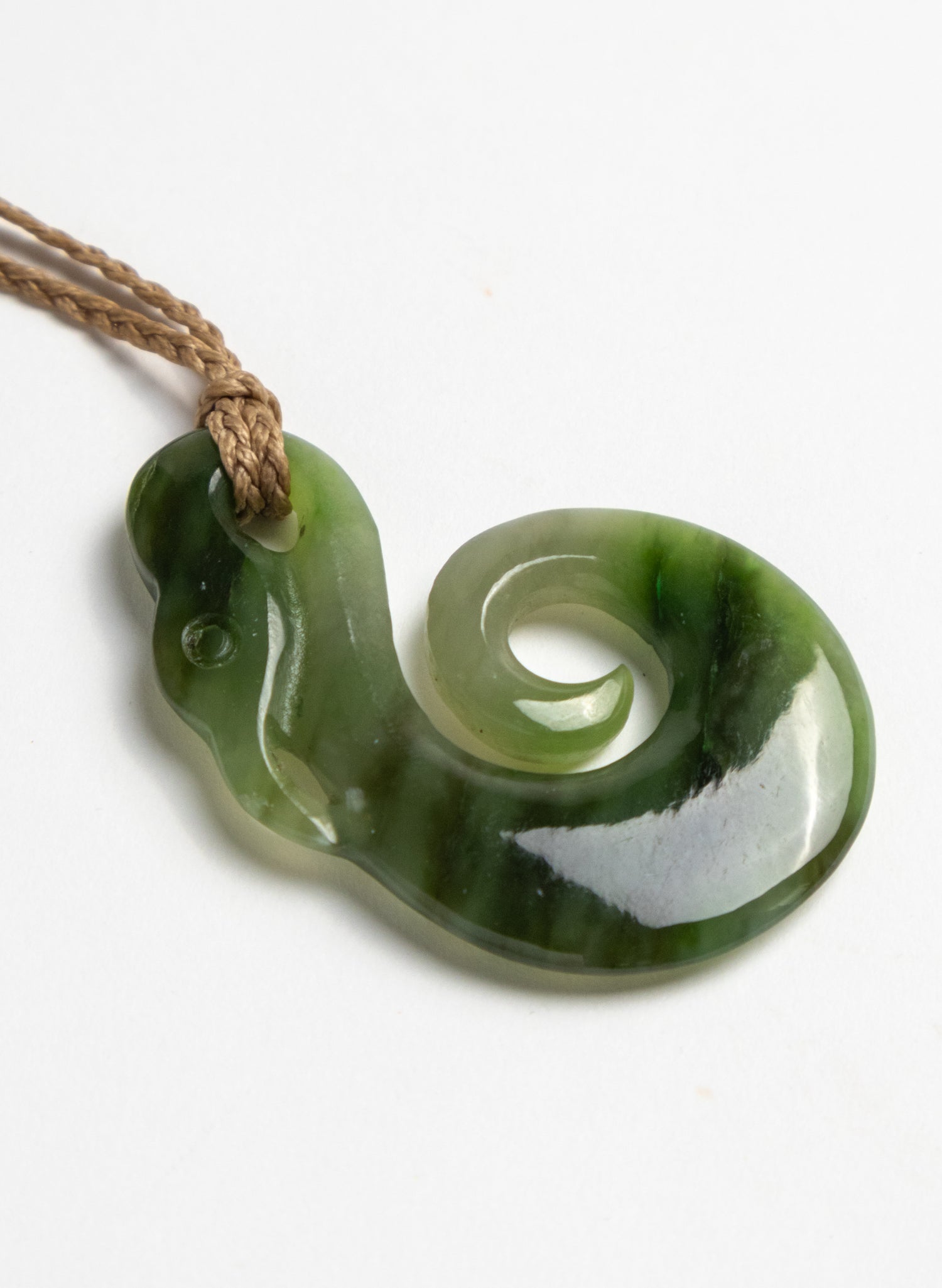 Carved Pounamu Manaia Pendant