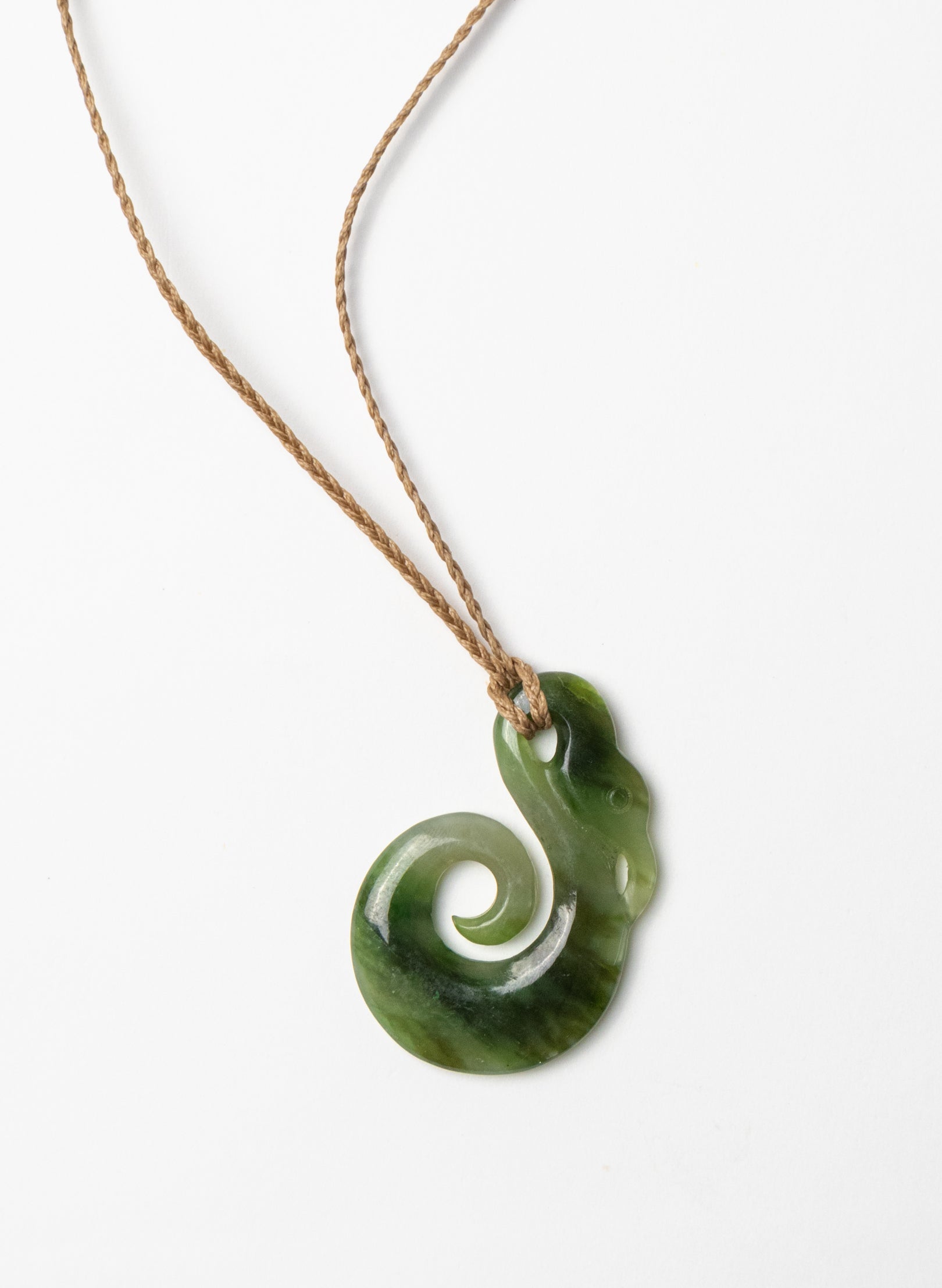 Carved Pounamu Manaia Pendant