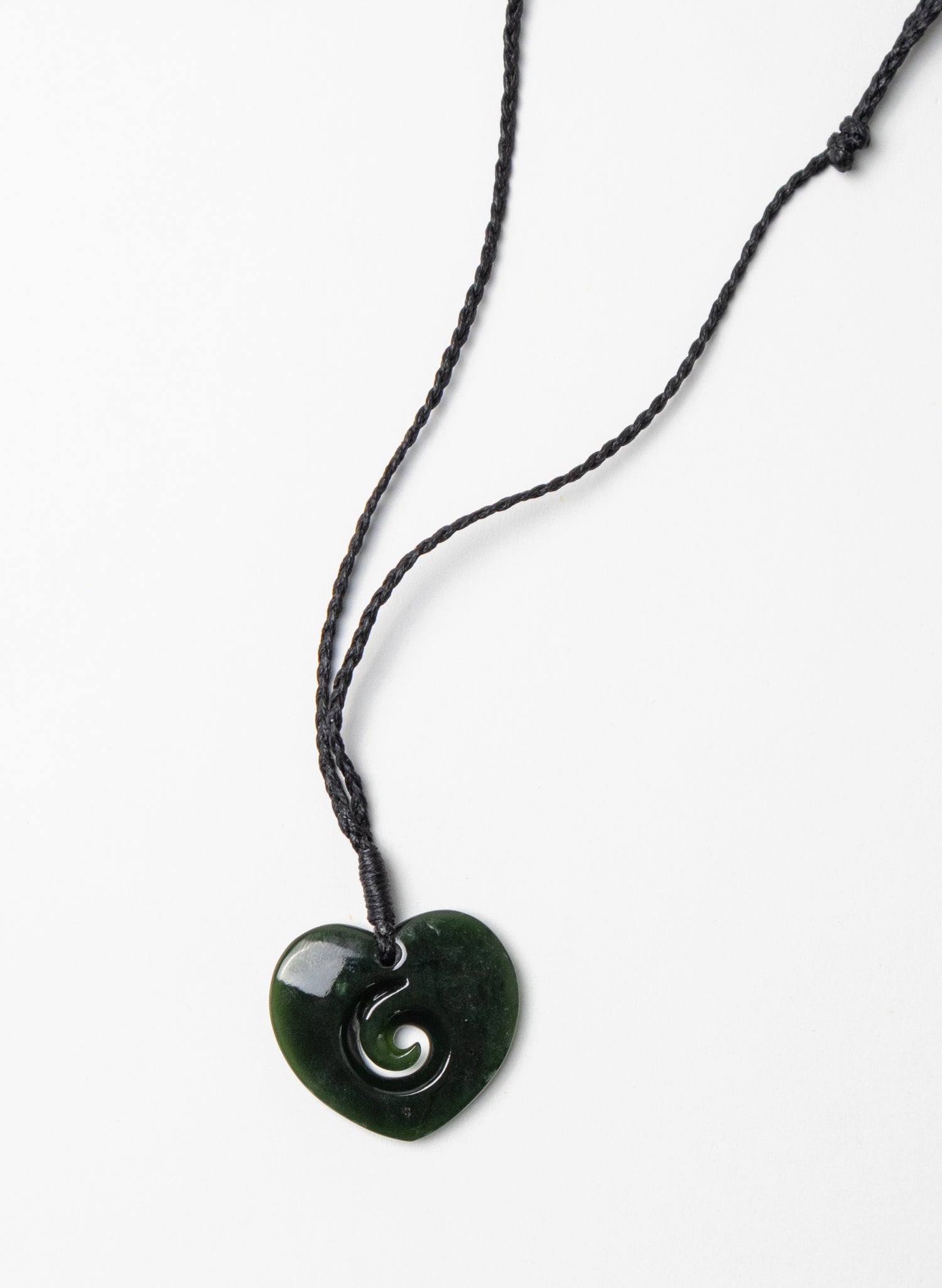 Pounamu Big Heart Pendant