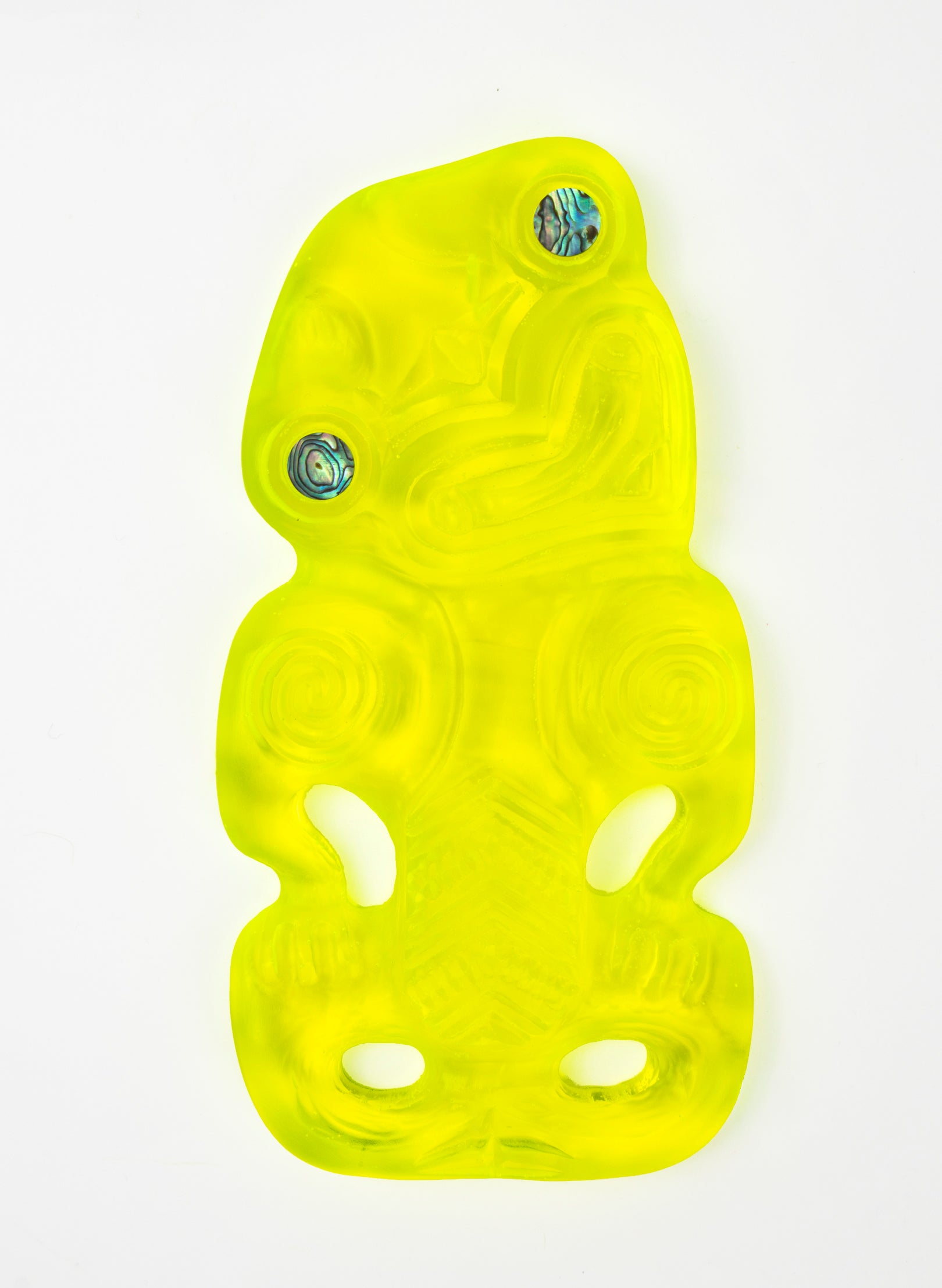 Te Awa O Te Wairua - Fluro Yellow Resin