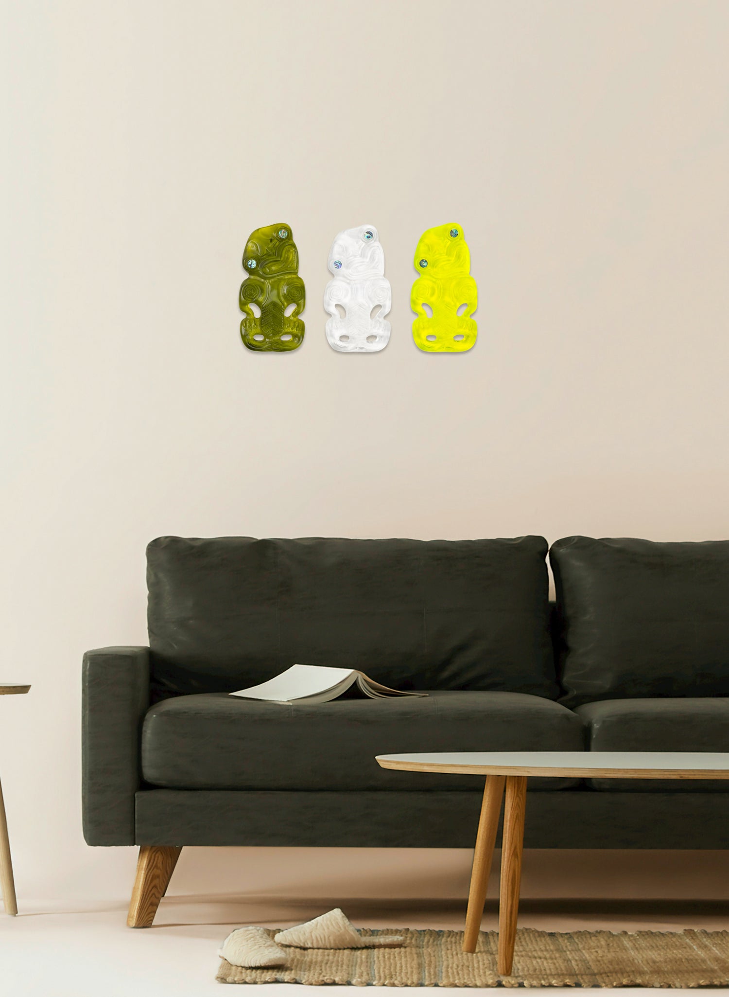 Te Awa O Te Wairua - Fluro Yellow Resin